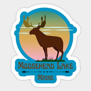 Moosehead Lake Maine Sticker